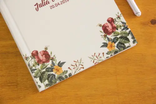 Livro de mensagens para casamento