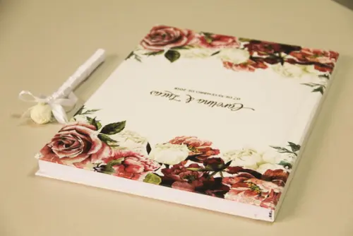 Livro de mensagens para casamento