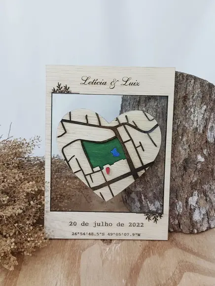 Mapa de Madeira Personalizado com Coordenadas Geográficas