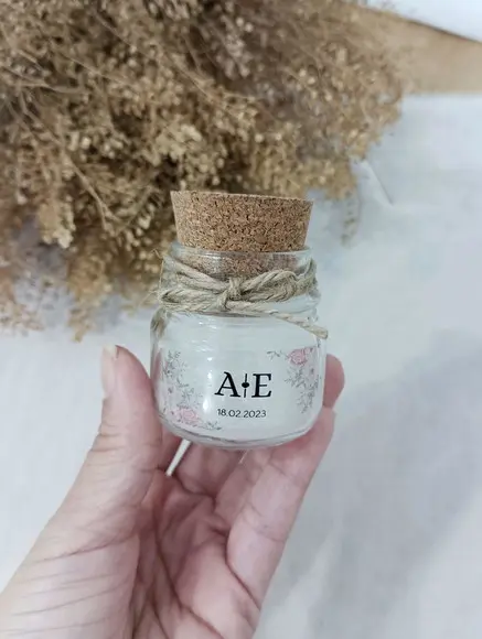 Mini Vela Aromática Personalizada - Lembrancinha