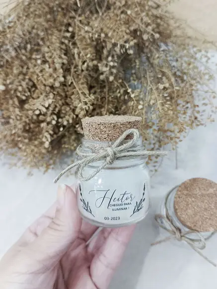 Mini Vela Aromática Personalizada - Lembrancinha