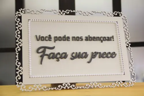 Placa de Daminha - Casamento Clássico