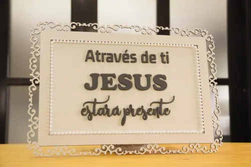 Placa de Daminha - Casamento Clássico