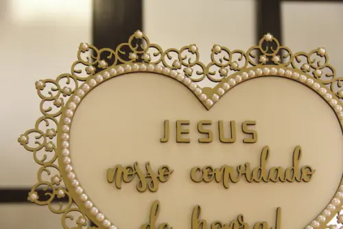 Placa de Daminha - Casamento Clássico
