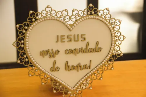 Placa de Daminha - Casamento Clássico
