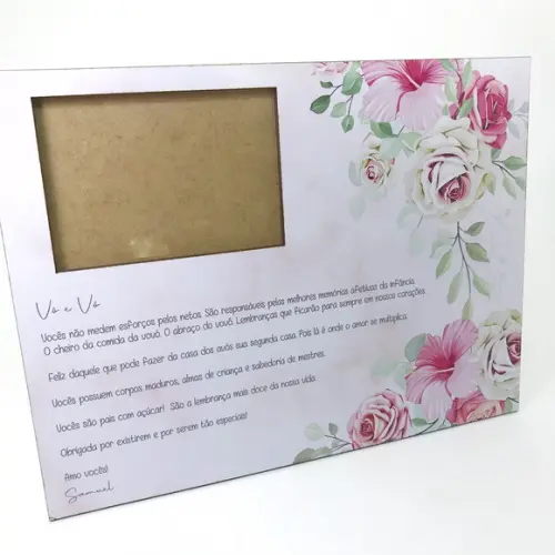 Placa de Homenagem - Dia dos Avós