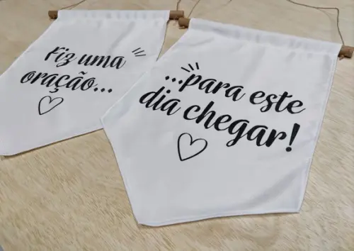 Placa para Cadeira dos Noivos