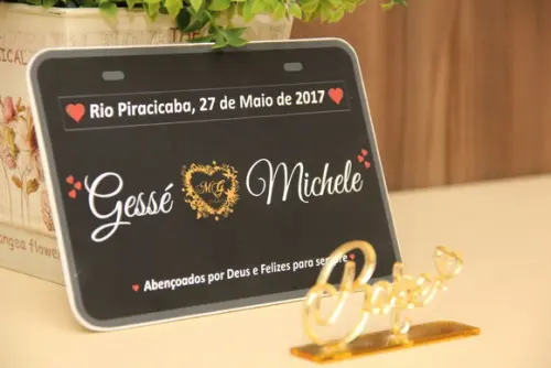 Placa para moto