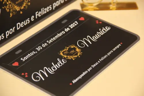 Placa para carro e moto