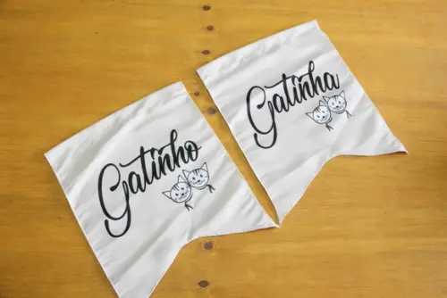 Placas para Cadeira dos Noivos