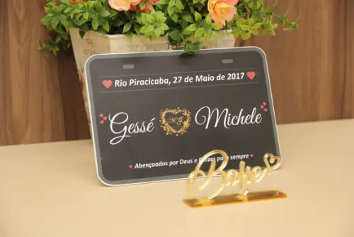 Placa para moto
