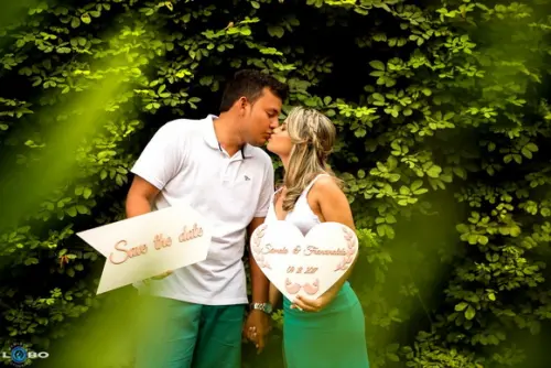 Placa para save the date