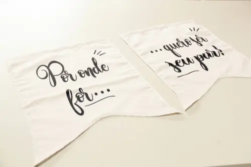 Placas para Cadeira dos Noivos