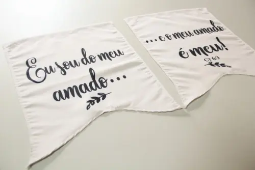 Placas para Cadeira dos Noivos