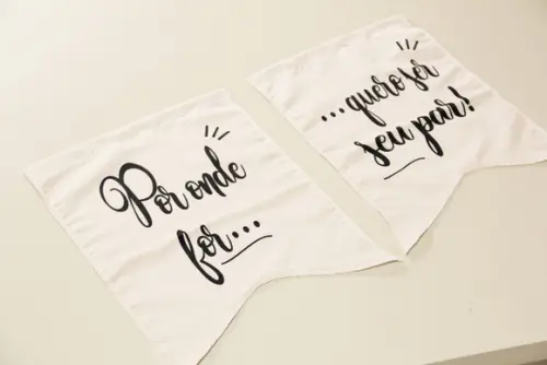 Placas para Cadeira dos Noivos
