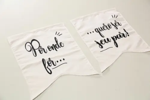 Placas para Cadeira dos Noivos