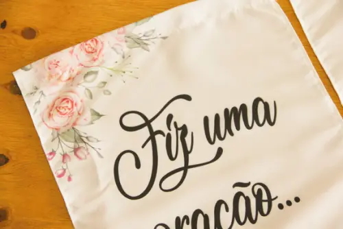 Placas para Cadeira dos Noivos em Tecido