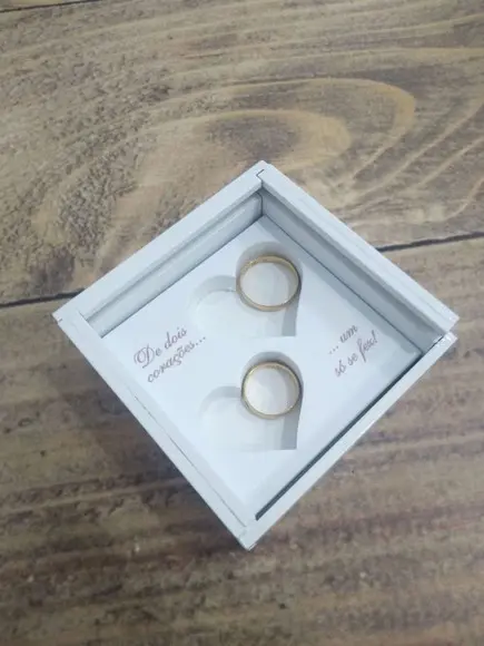 Porta Alianças para Casamento