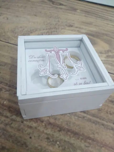 Porta Alianças para Casamento
