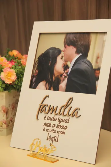 Porta-retrato Família