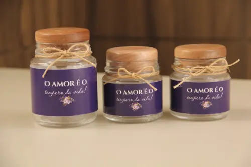 Pote de Vidro para Lembrancinha