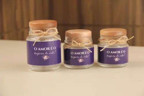 Pote de Vidro para Lembrancinha