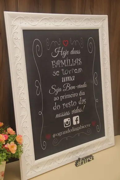 Quadro De Casamento