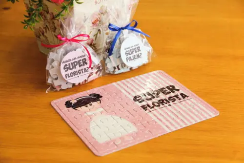 Quebra-cabeça Convite Florista