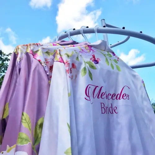 Robe floral estampado