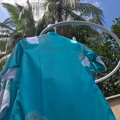 Robe floral estampado