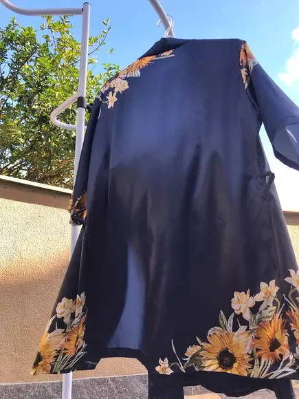 Robe floral estampado
