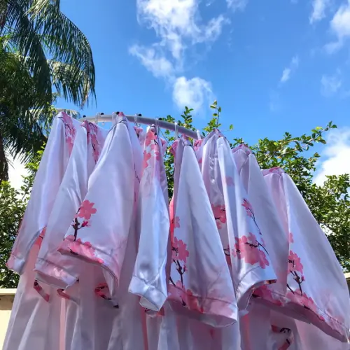Robe floral estampado