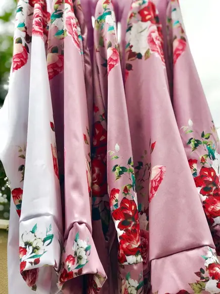 Robe floral estampado