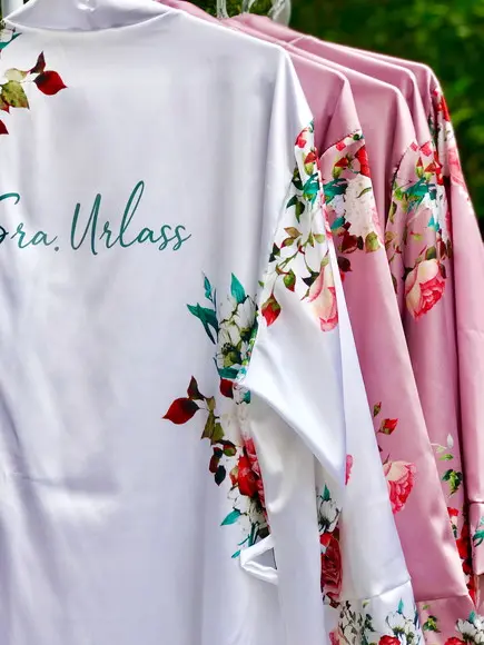 Robe floral estampado
