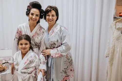 Robe floral estampado