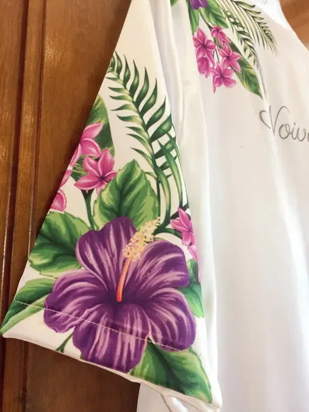 Robe floral estampado