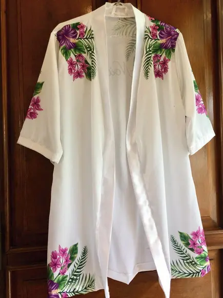 Robe floral estampado