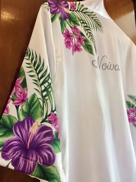 Robe floral estampado