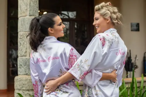 Robe floral estampado