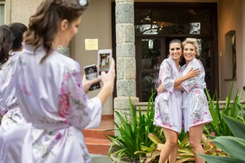 Robe floral estampado