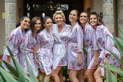 Robe floral estampado