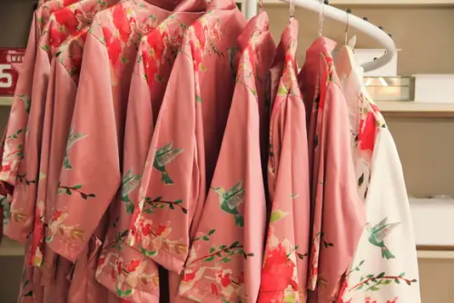Robe floral estampado