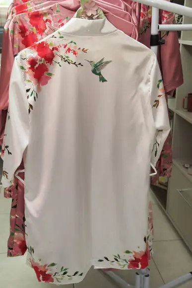 Robe floral estampado