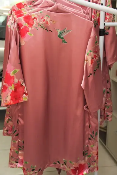 Robe floral estampado