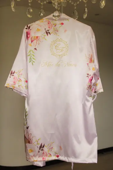 Robe floral estampado
