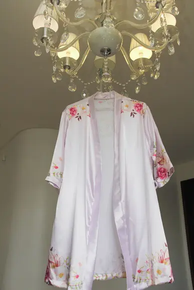 Robe floral estampado
