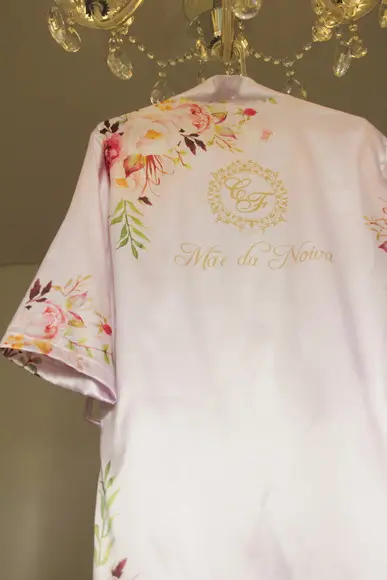 Robe floral estampado