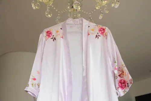 Robe floral estampado
