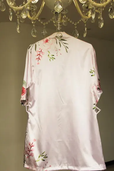 Robe floral estampado