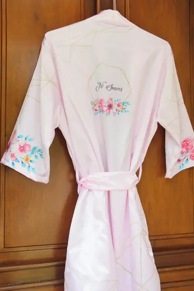 Robe floral estampado